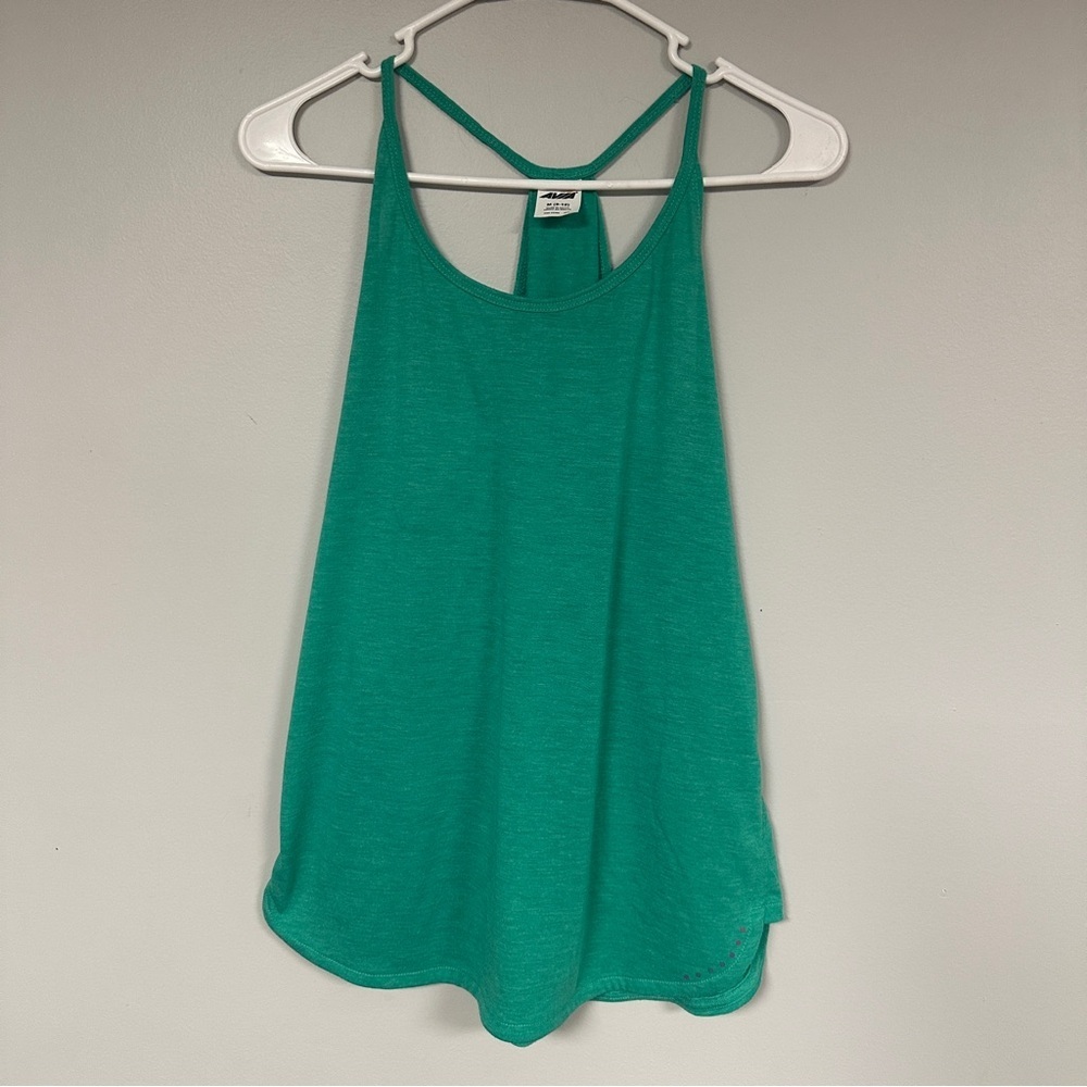 Avia Green Workout Tank Top for Women, Reflecting spots, Poly Blend, M (8-10)
